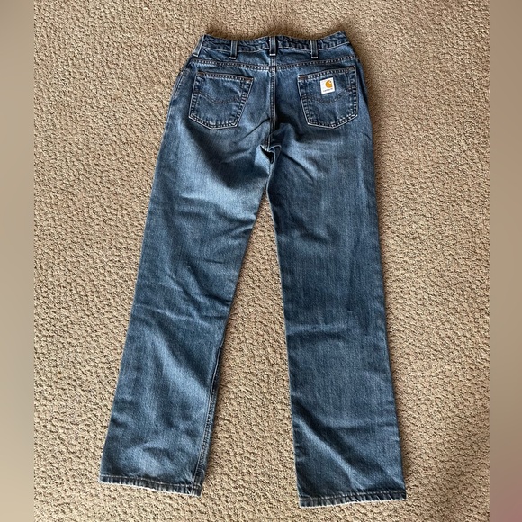 Carhartt Denim - Carhartt straight leg mid rise jeans
